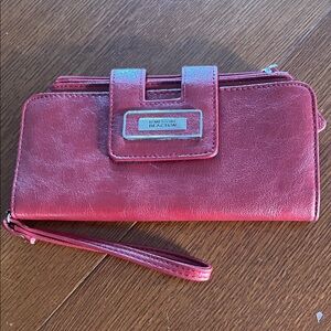 Kenneth Cole Reaction Cherry Red Wristlet